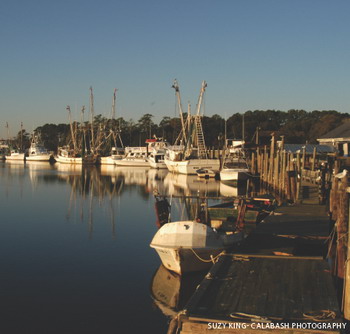 Calabash, North Carolina boats docked at piers